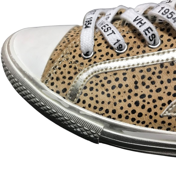 Vintage Havana alive Leopard Star Sneakers Gold Metallic Accent size 11 - Picture 4 of 14